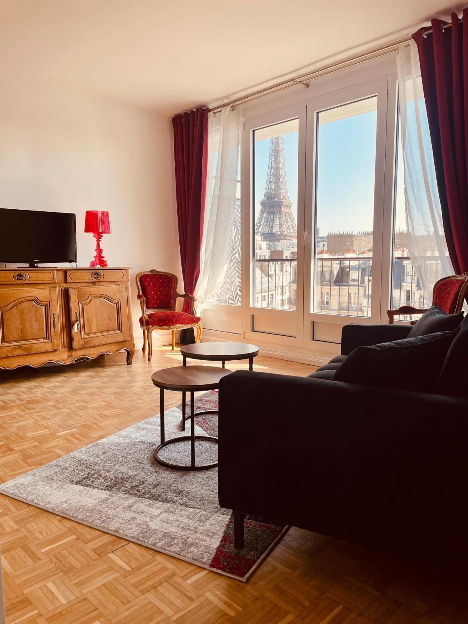 Vue Imprenable Sur La Tour Eiffeil